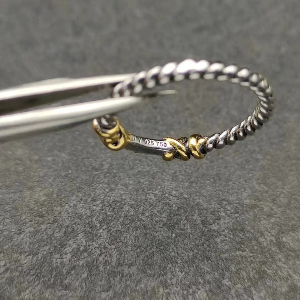 David Yurman gold-lined ring - Picture 4 of 6